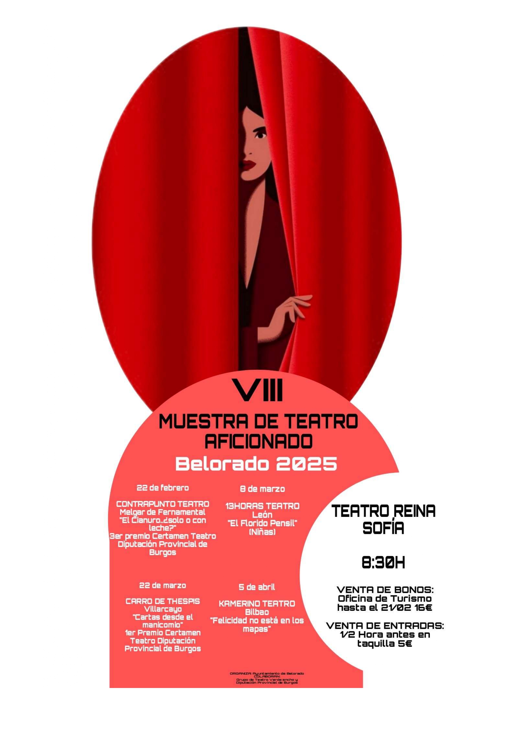 Cartel Muestra de teatro Belorado 2025